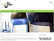 Tablet Screenshot of esprit-salon.com